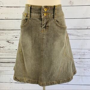 GLO Jeans DENIM SKIRT grey with pockets